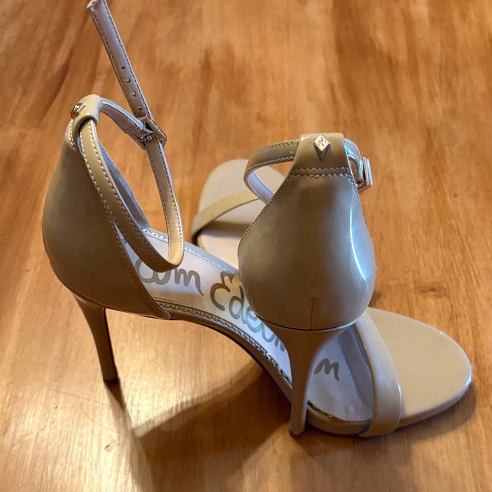 Sam Edelman Beige Strappy Heels